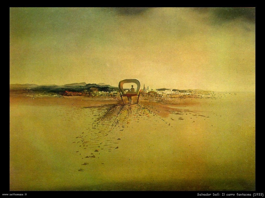 Il carro fantasma, Salvador Dalì, 1933.
