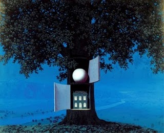 Le voix du Sang, René Magritte, 1981, Olio su tela.