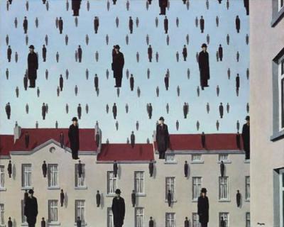Golconde, René Magritte (1953), Menil Collection, Houston (Texas)