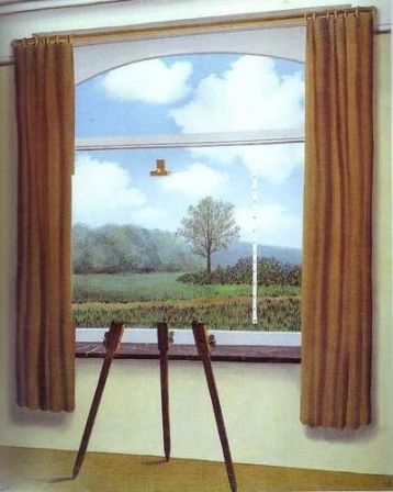 La condizione umana, René Magritte, 1933, Olio su tela, Washington, National Gallery of Art